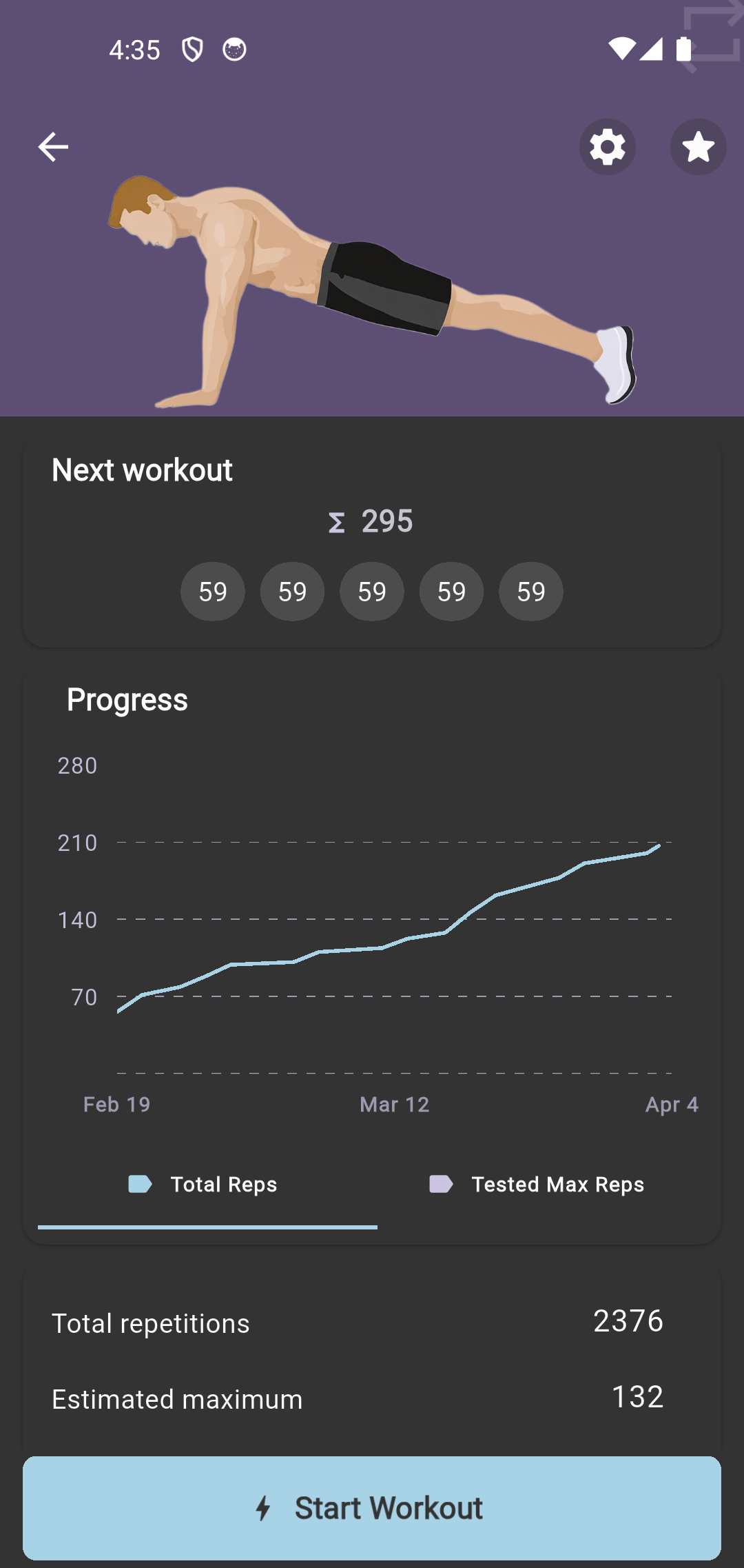 Track progress